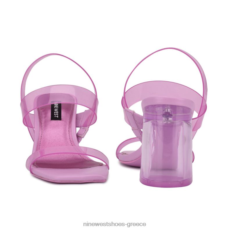 Nine West σανδάλια με τακούνι tenia 2JJ4N1953 ροζ