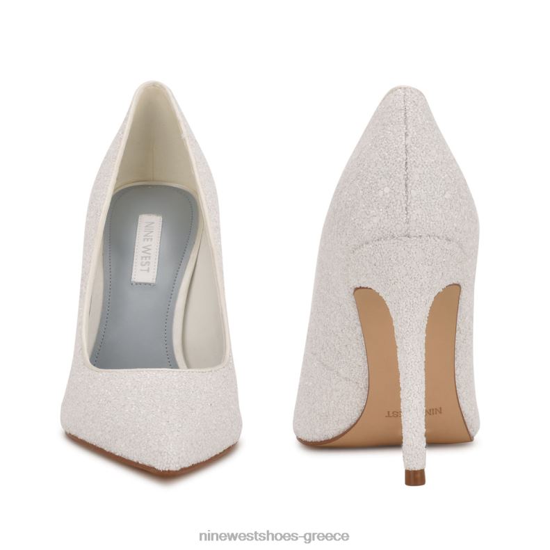 Nine West φρέσκες μυτερές αντλίες 2JJ4N1631 μαργαριτάρι γκλίτερ