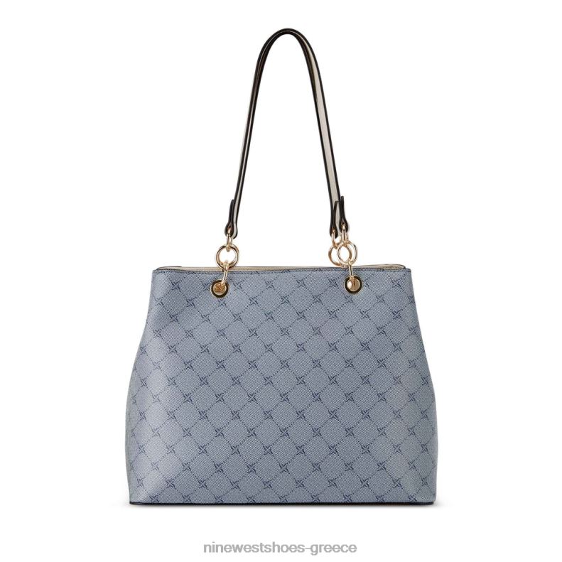 Nine West βασιλικός τζετ σετ αγοραστής 2JJ4N2131 λογότυπο/γάλα chambray