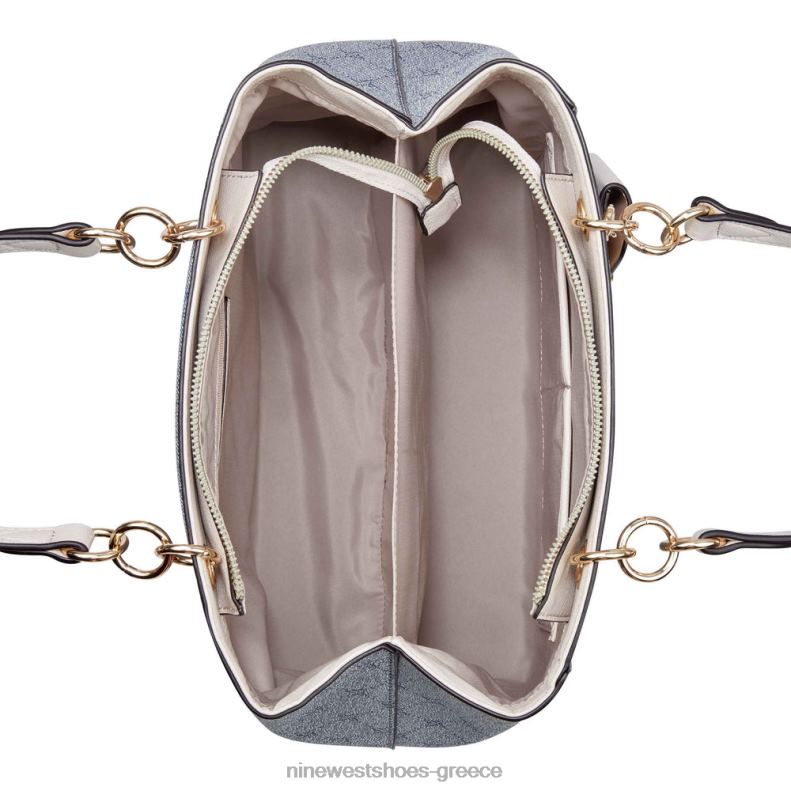 Nine West βασιλικός τζετ σετ αγοραστής 2JJ4N2131 λογότυπο/γάλα chambray