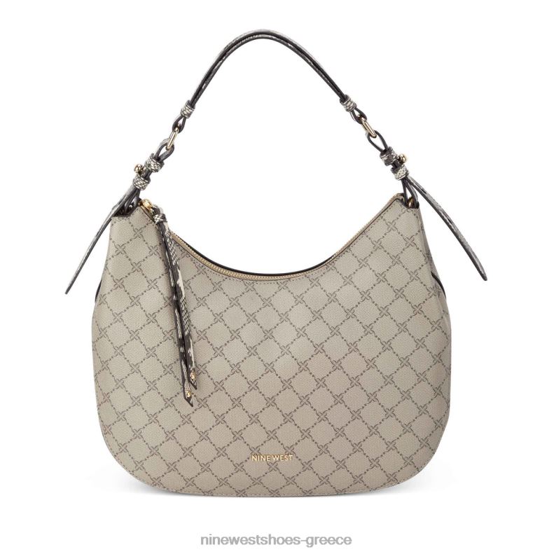 Nine West ιρίνα αλήτης 2JJ4N2191 μπεζ λογότυπο πολυ