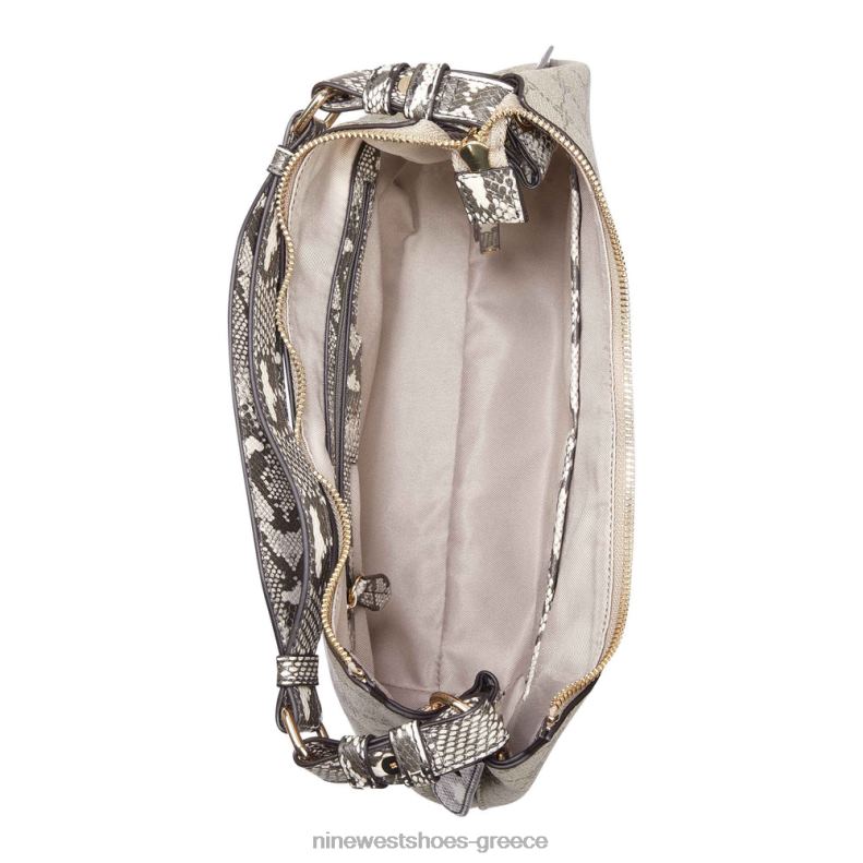 Nine West ιρίνα αλήτης 2JJ4N2191 μπεζ λογότυπο πολυ
