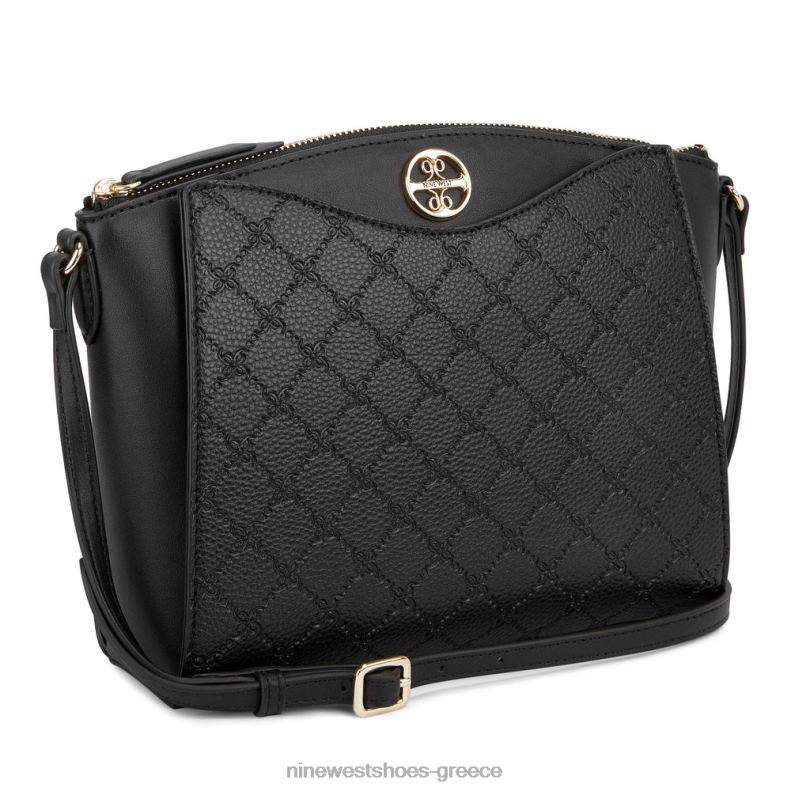 Nine West Kyelle χιαστί 2JJ4N2639 μαύρος