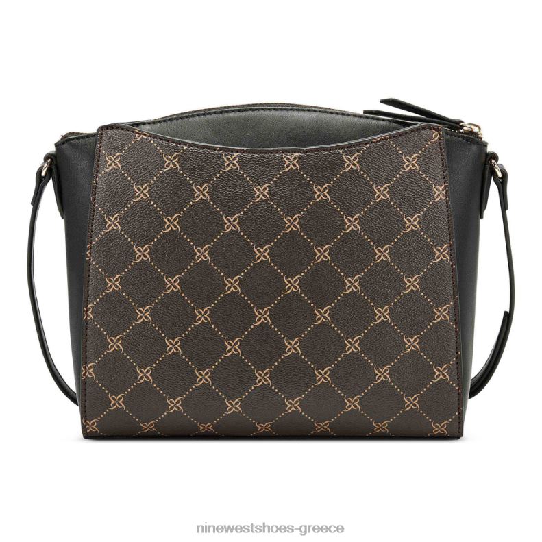 Nine West χιαστί του Paisley 2JJ4N2689 καφέ/μαύρο