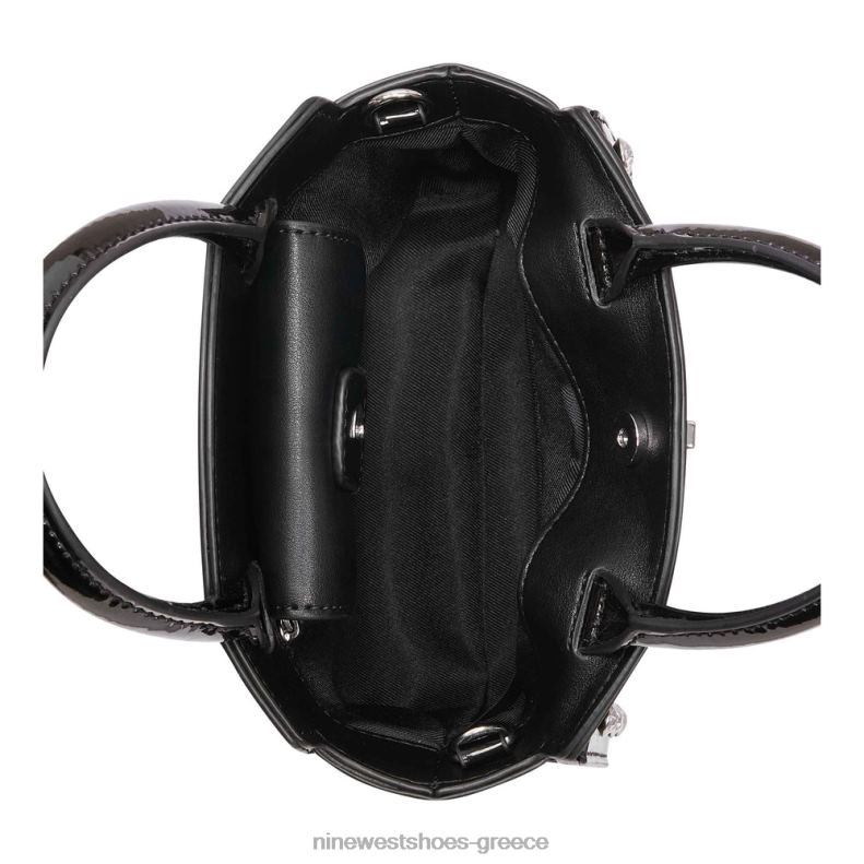 Nine West arden μίνι τσάντα χιαστί 2JJ4N2610 μαύρος
