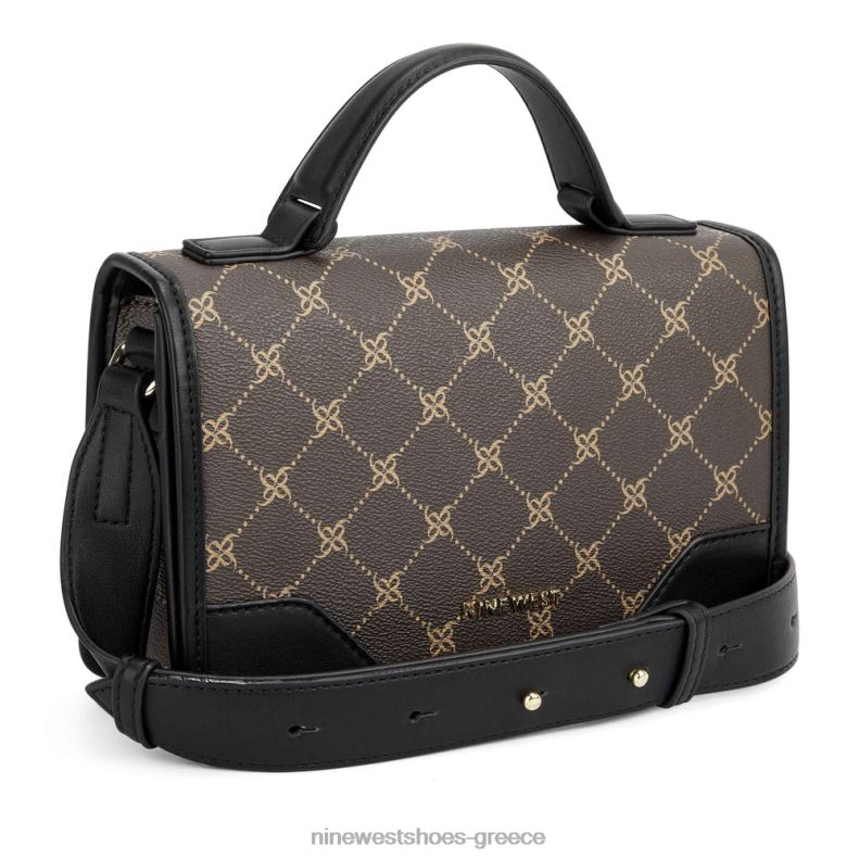 Nine West χιαστί πτερύγιο brooklyn 2JJ4N2675 καφέ/μαύρο