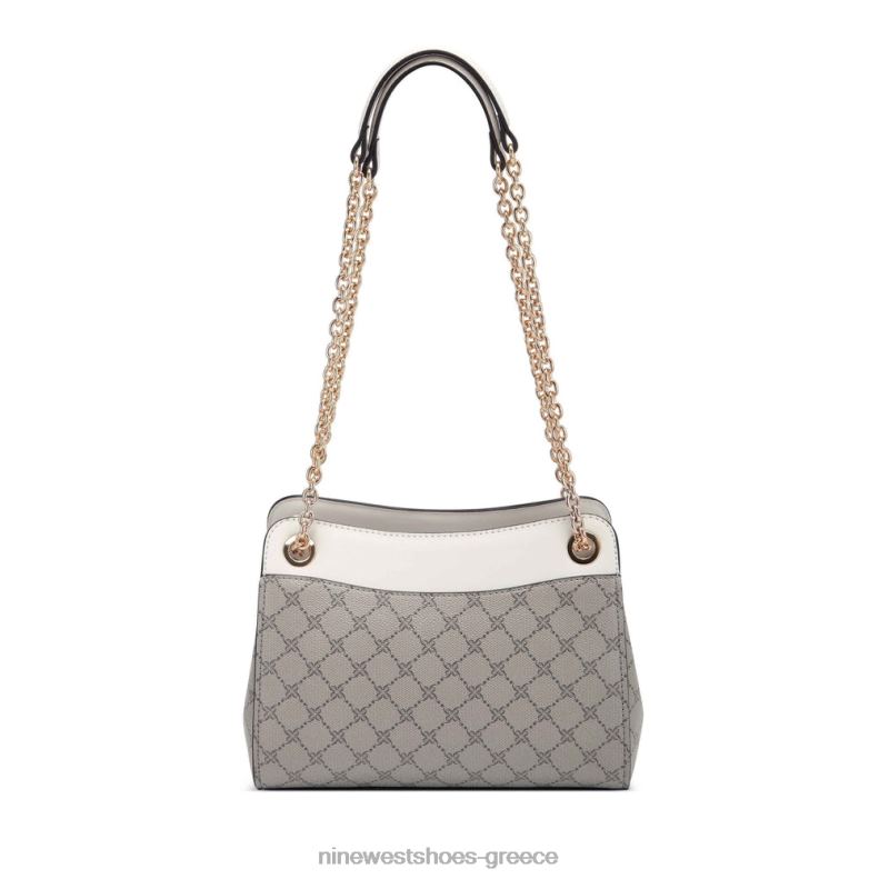 Nine West clara κάμπριο χιαστί 2JJ4N2640 μπεζ λογότυπο/γάλα