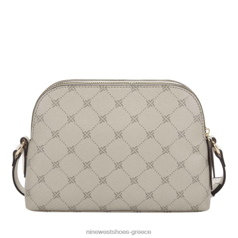 Nine West cyra a list crossbody 2JJ4N2611 λογότυπο/γάλα φουντουκιού