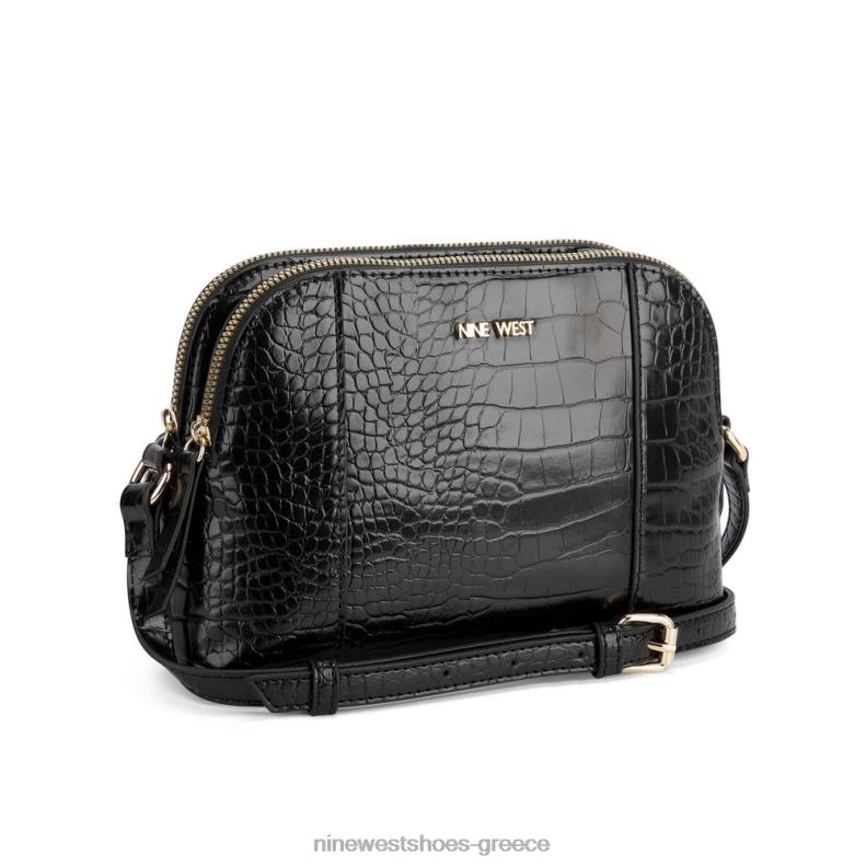 Nine West cyra a list crossbody 2JJ4N2658 μαύρος