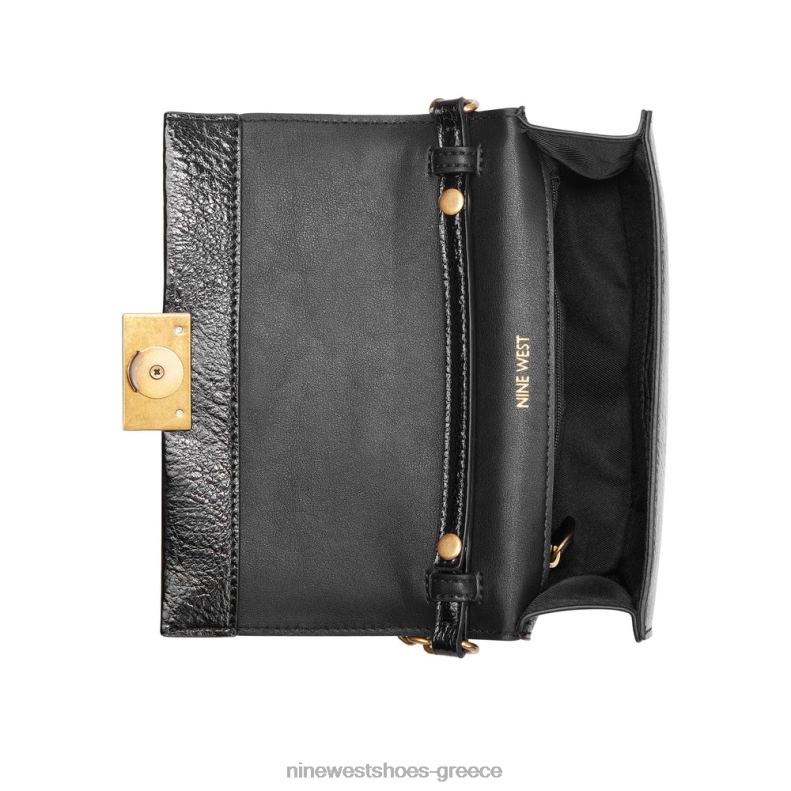Nine West kathy μίνι χιαστί πτερύγιο 2JJ4N2572 μαύρος