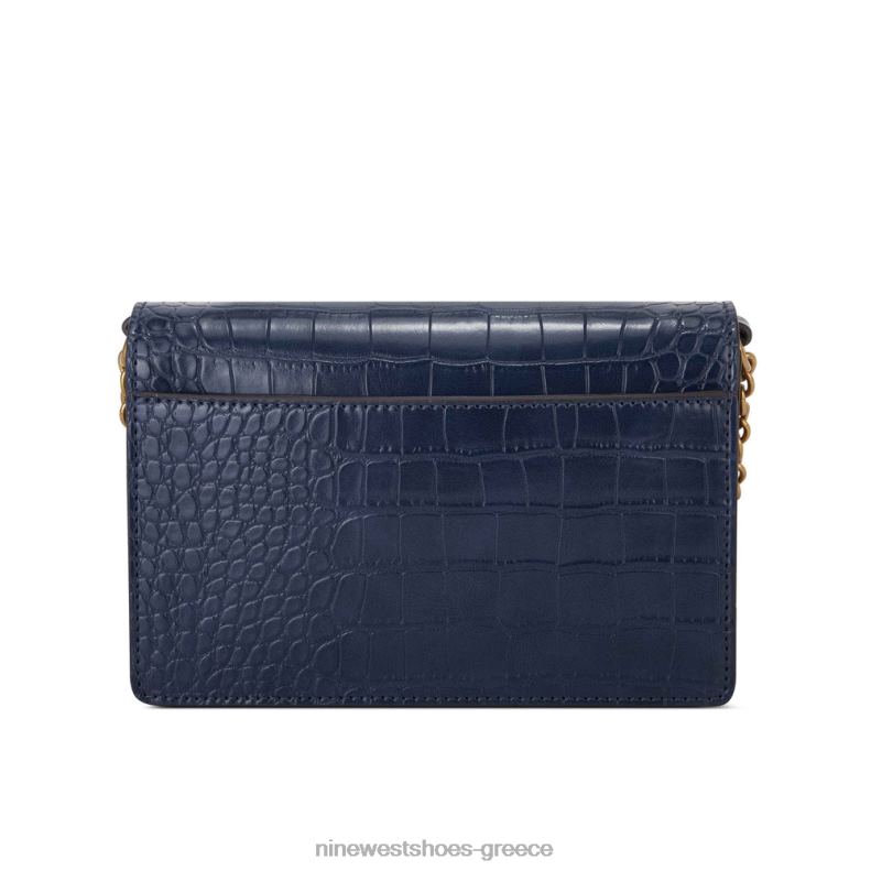 Nine West kathy μίνι χιαστί πτερύγιο 2JJ4N2615 γαλλικό ναυτικό