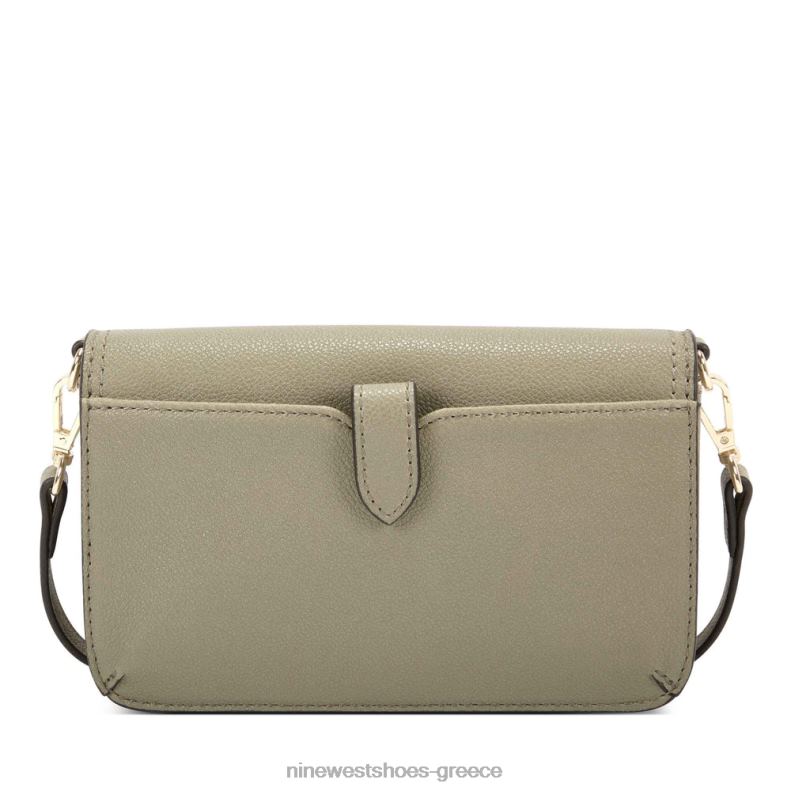 Nine West πορτοφόλι lawson σε ένα κορδόνι 2JJ4N2579 ξεθωριασμένος στρατός