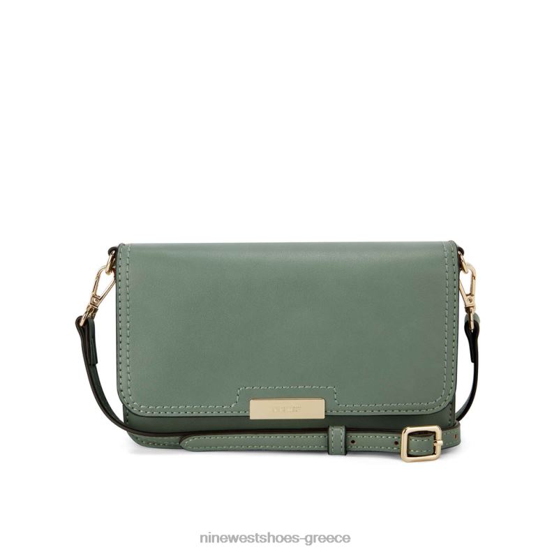 Nine West πορτοφόλι lawson σε ένα κορδόνι 2JJ4N2629 αλοή