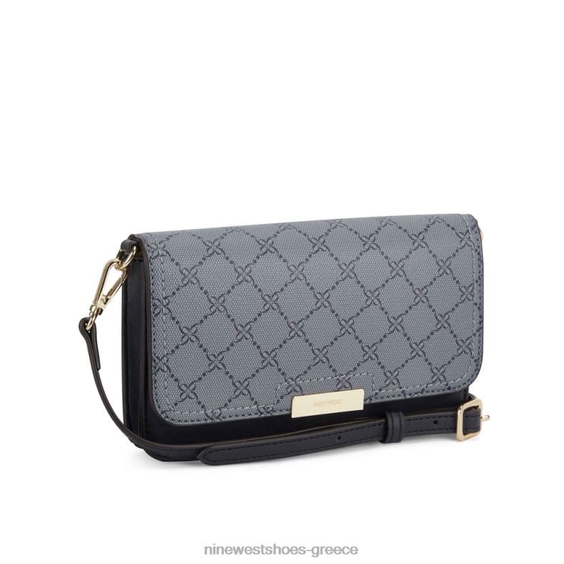 Nine West πορτοφόλι lawson σε ένα κορδόνι 2JJ4N2692 λογότυπο του γαλλικού ναυτικού