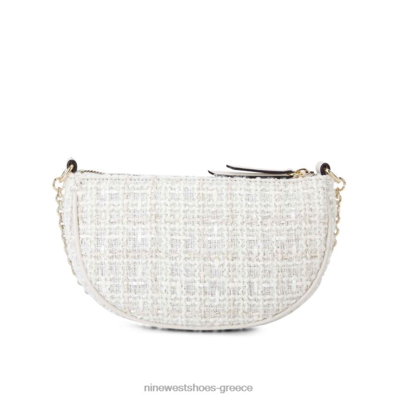 Nine West Μίνι χιαστί φερμουάρ maud 2JJ4N2561 γάλα