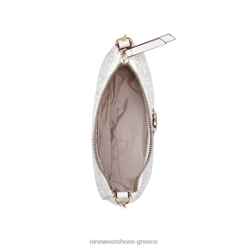 Nine West Μίνι χιαστί φερμουάρ maud 2JJ4N2561 γάλα