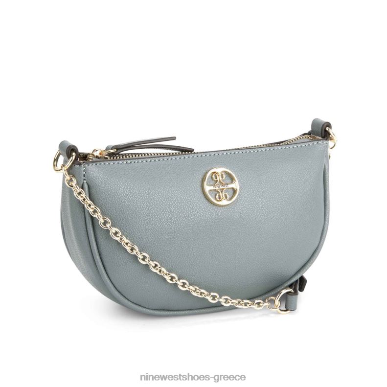 Nine West Μίνι χιαστί φερμουάρ maud 2JJ4N2652 σχιστόλιθος