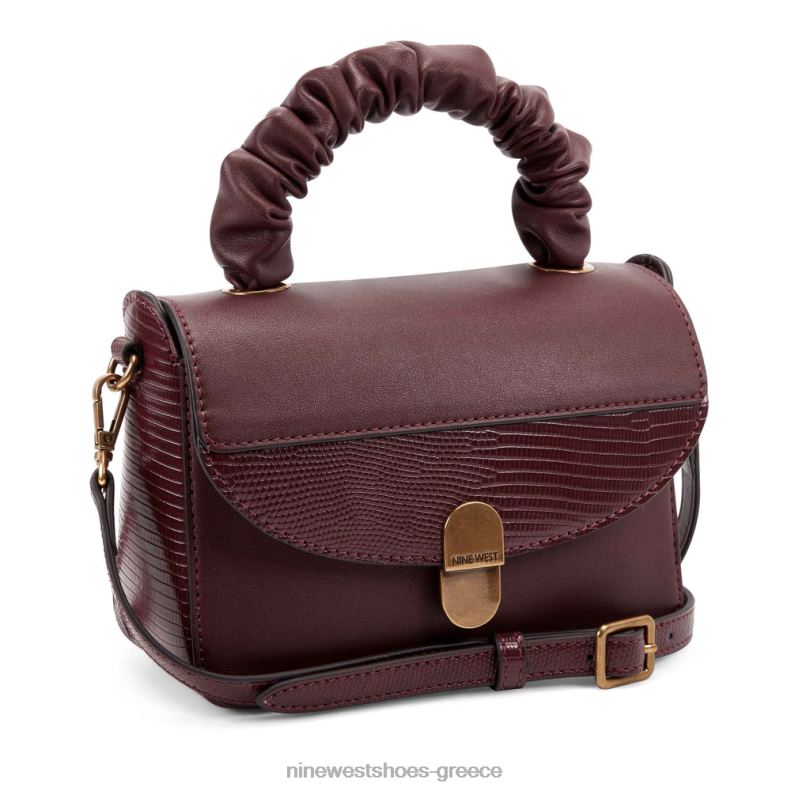 Nine West Μίνι πτερύγιο λαβής raylee 2JJ4N2573 merlot