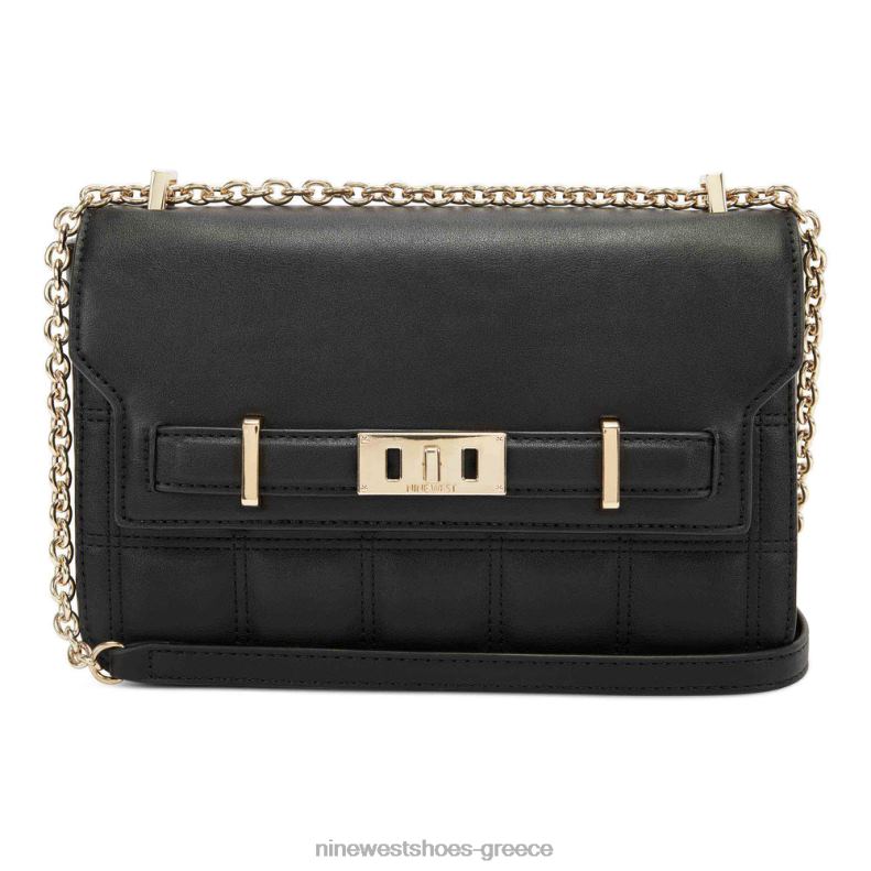 Nine West sadie μετατρέψιμο πτερύγιο xbody 2JJ4N2650 λογότυπο μανιταριού/μαρμάρινο καπιτονέ
