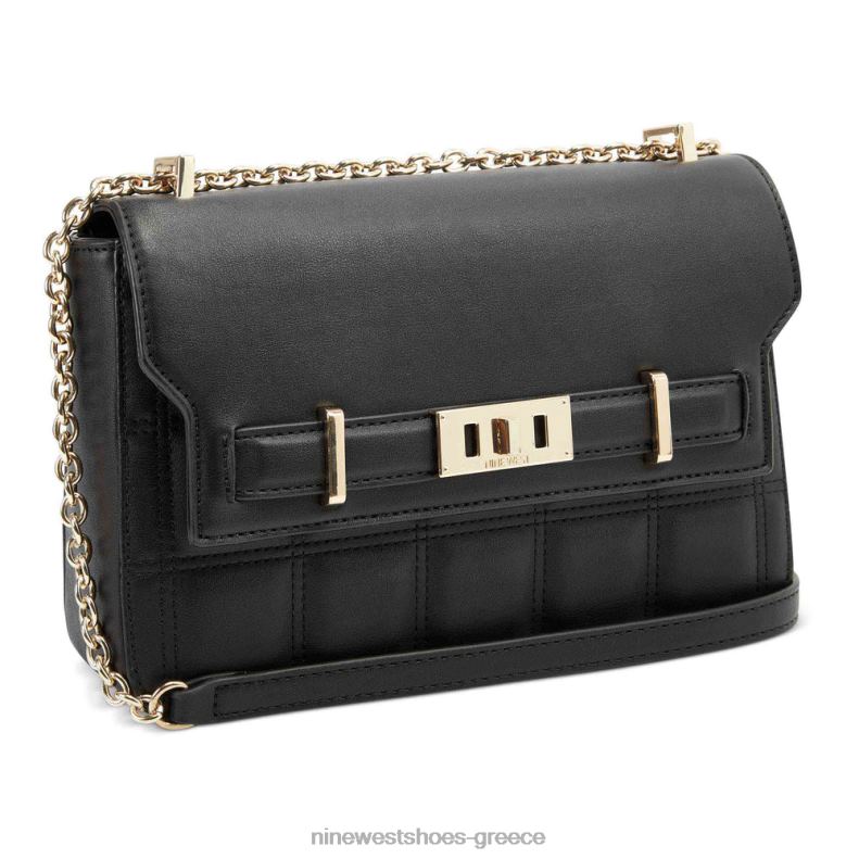 Nine West sadie μετατρέψιμο πτερύγιο xbody 2JJ4N2650 λογότυπο μανιταριού/μαρμάρινο καπιτονέ