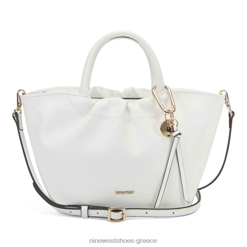 Nine West sandra mini χιαστί 2JJ4N2605 οπτικό λευκό