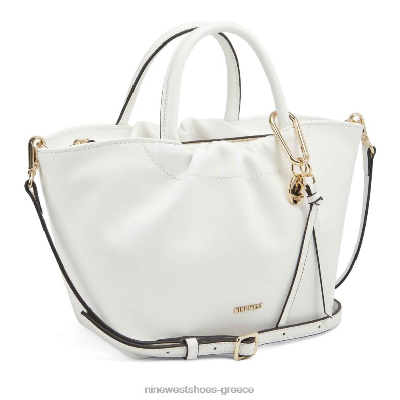 Nine West sandra mini χιαστί 2JJ4N2605 οπτικό λευκό