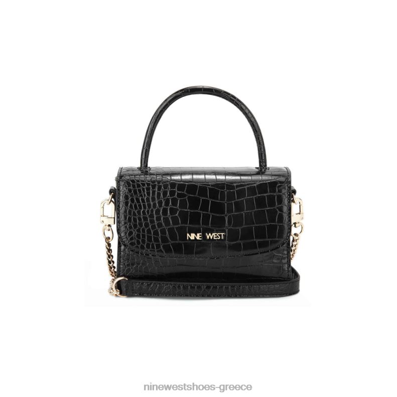 Nine West skylar μίνι χιαστί πτερύγιο 2JJ4N2599 μαύρος κρόκος