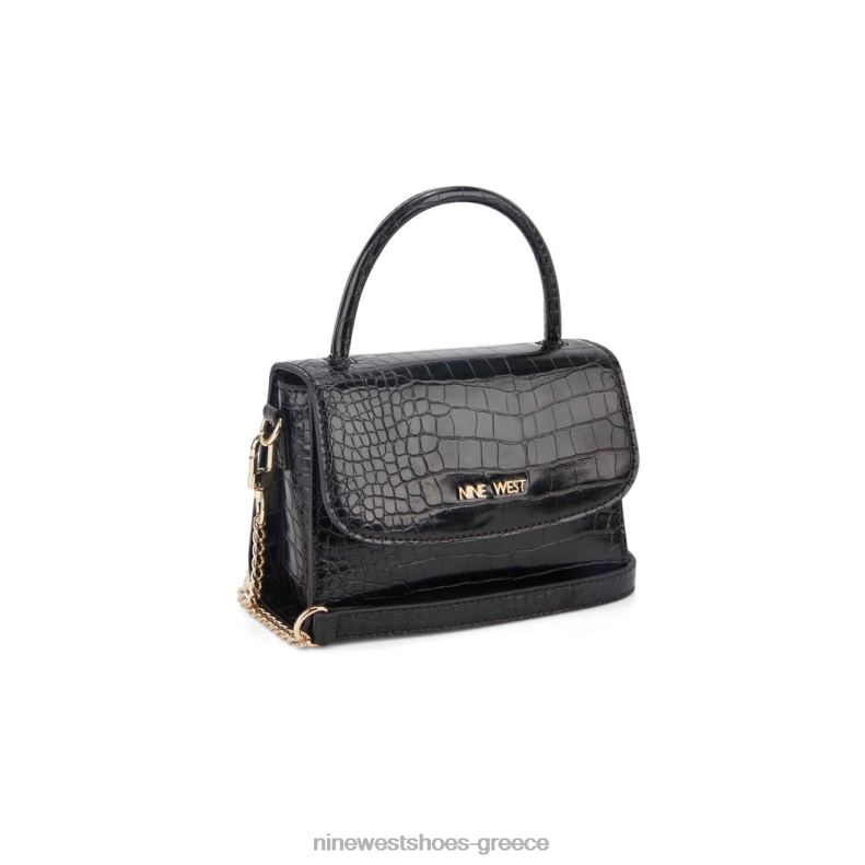 Nine West skylar μίνι χιαστί πτερύγιο 2JJ4N2599 μαύρος κρόκος