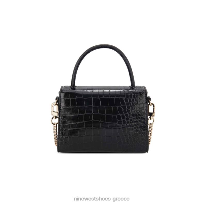 Nine West skylar μίνι χιαστί πτερύγιο 2JJ4N2599 μαύρος κρόκος