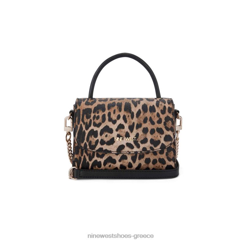 Nine West skylar μίνι χιαστί πτερύγιο 2JJ4N2656 λεοπάρδαλη