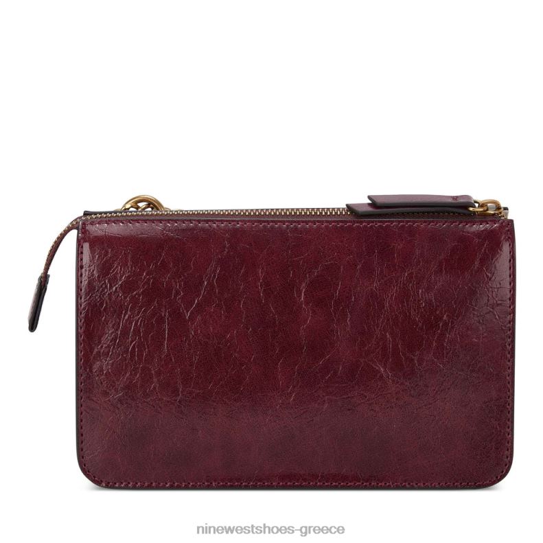 Nine West susan cnvrtble xbdy top zip 2JJ4N2653 merlot