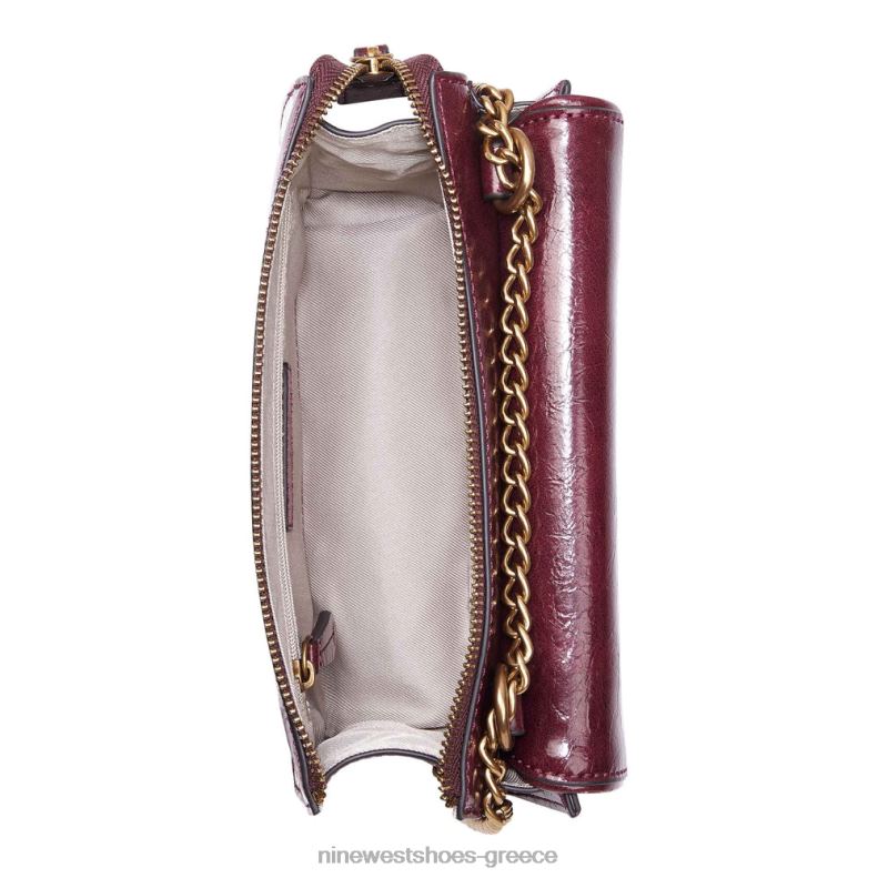 Nine West susan cnvrtble xbdy top zip 2JJ4N2653 merlot
