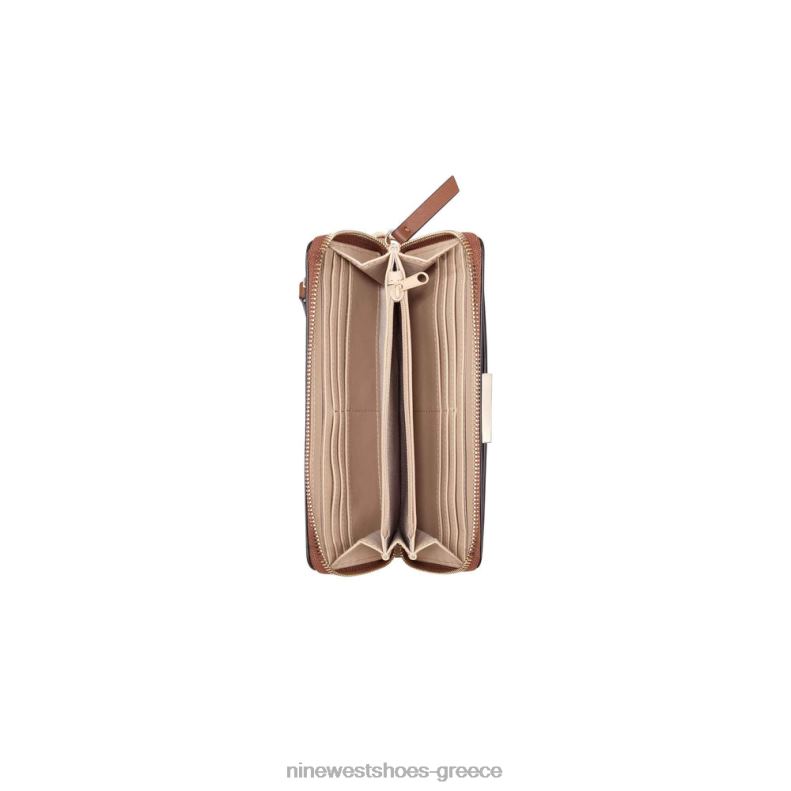 Nine West Lawson φερμουάρ γύρω από το πορτοφόλι με βραχιολάκι 2JJ4N2856
