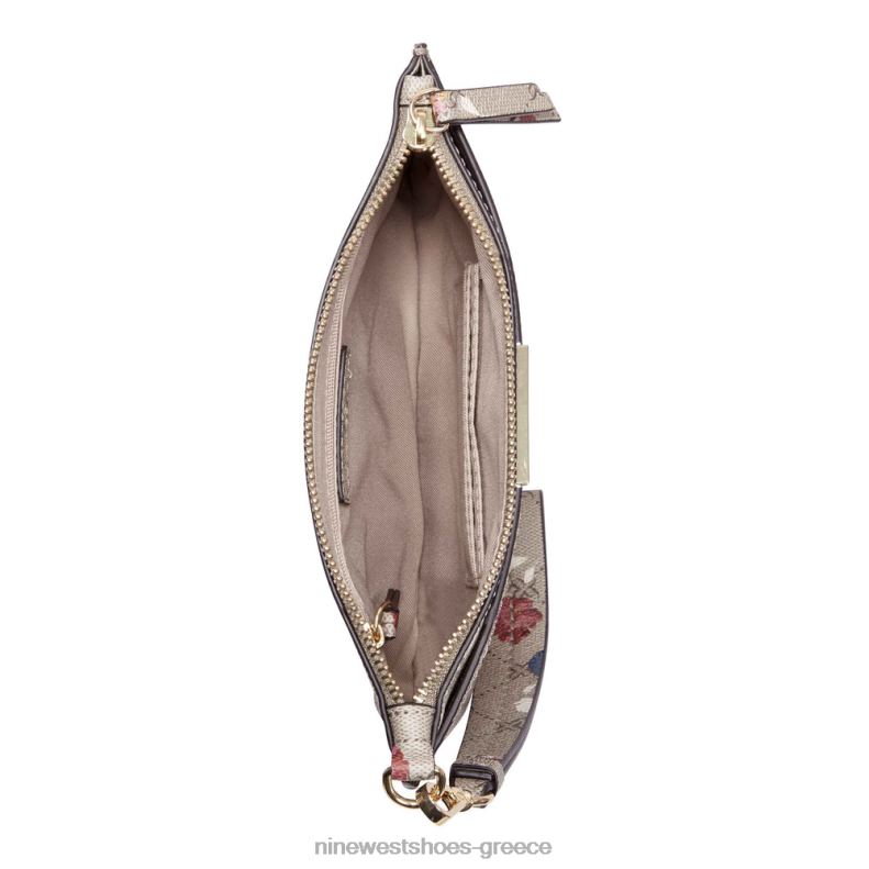 Nine West wristlet lawson 2JJ4N2831 φουντουκιά λουλουδάτο