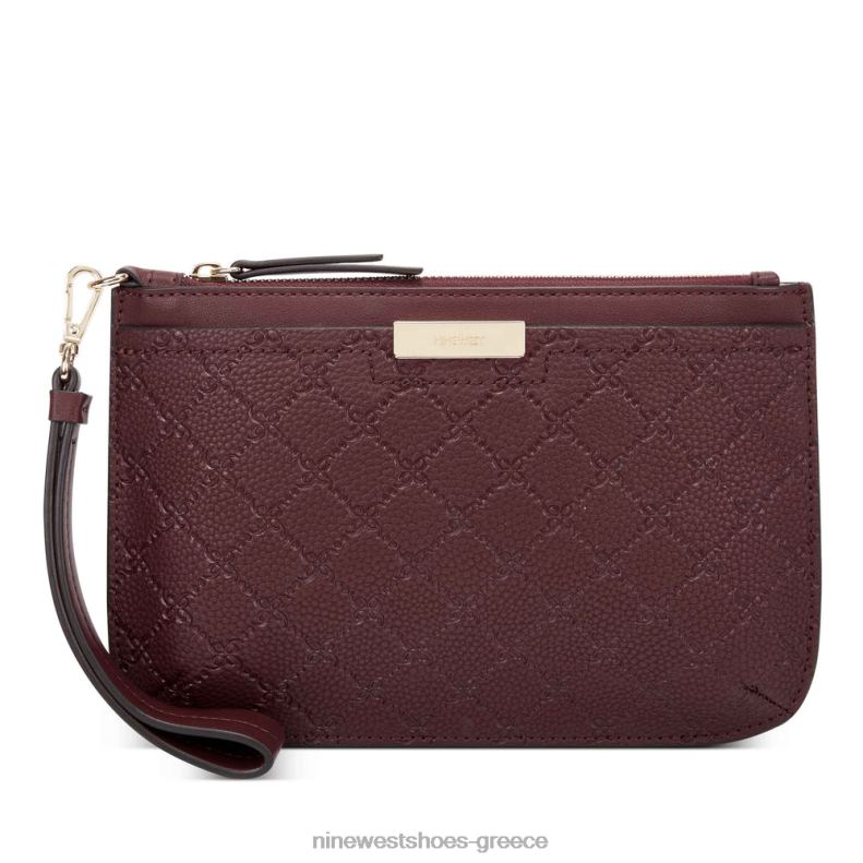 Nine West wristlet lawson 2JJ4N2833 λογότυπο Merlot