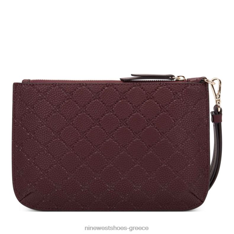 Nine West wristlet lawson 2JJ4N2833 λογότυπο Merlot