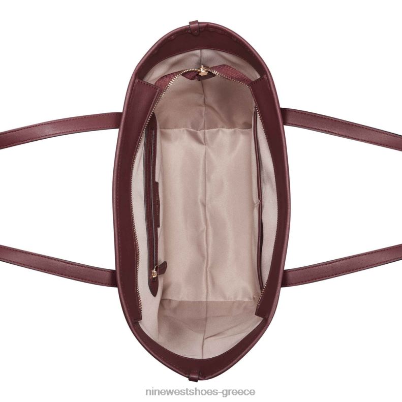 Nine West σμύριδα 2JJ4N2695 καφέ λογότυπο/merlot