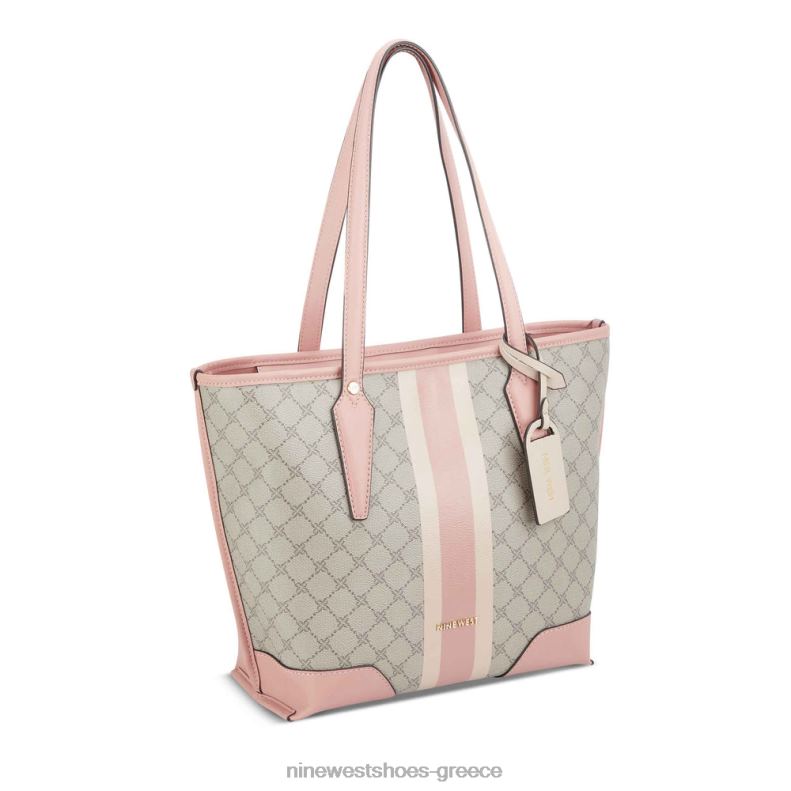 Nine West μικρή σμύριδα 2JJ4N2708 μπεζ λογότυπο/ροζ