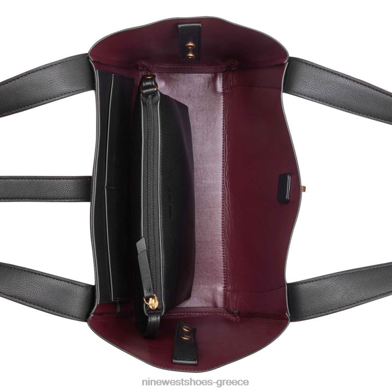 Nine West περισσότερο 2 σε 1 tote 2JJ4N2122 μαύρος