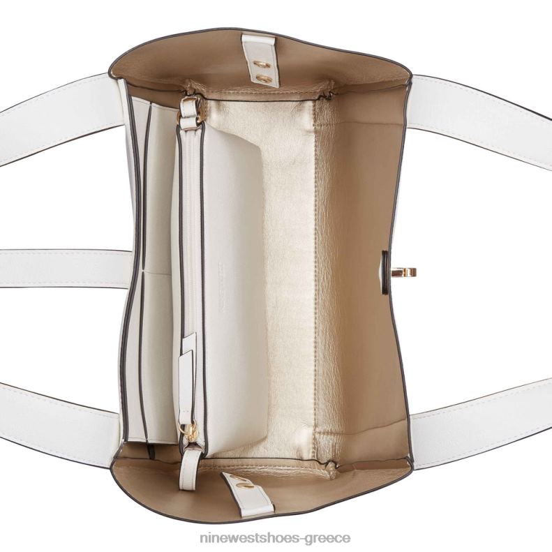 Nine West περισσότερο 2 σε 1 tote 2JJ4N2124 οπτικό λευκό