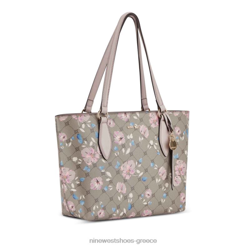 Nine West Paisley μικρή τσάντα 2JJ4N2126 λουλουδάτο λογότυπο