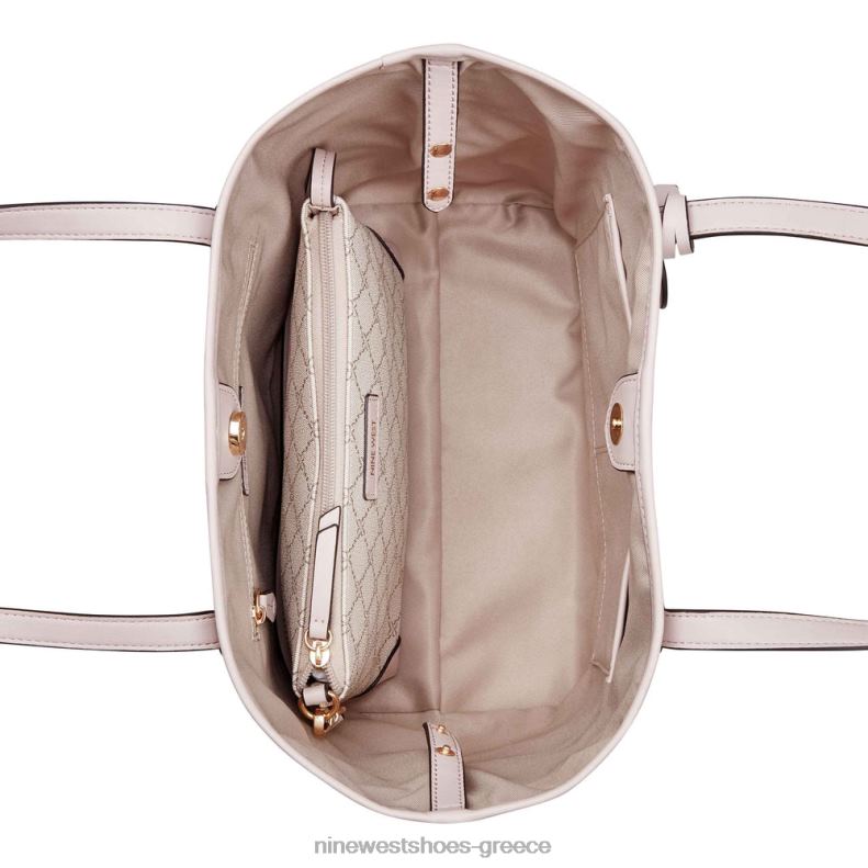 Nine West delaine 2 σε 1 tote 2JJ4N2133 λογότυπο μανιταριού/ροζ