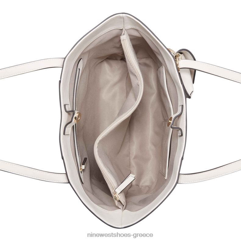 Nine West τζετ σετ sunnyside 2JJ4N2715 μπεζ λογότυπο/γάλα