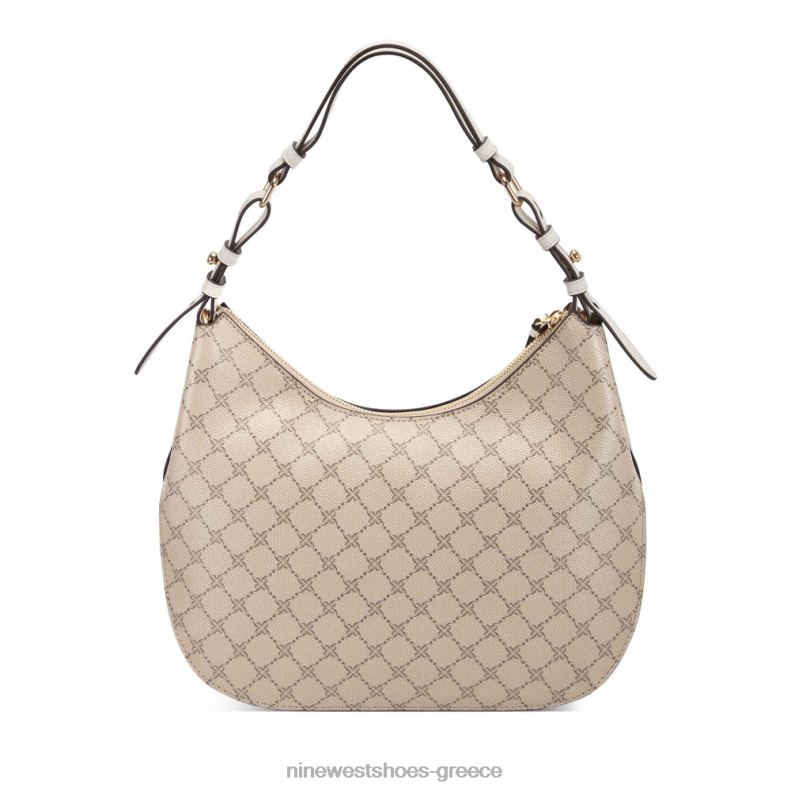 Nine West ιρίνα αλήτης 2JJ4N2793 μπεζ λογότυπο/γάλα