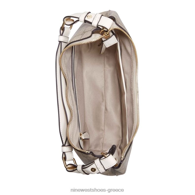 Nine West ιρίνα αλήτης 2JJ4N2793 μπεζ λογότυπο/γάλα