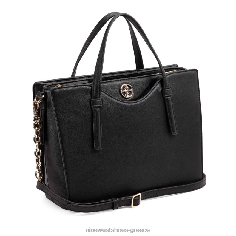 Nine West τσάντα τζετ σετ Γενεύης 2JJ4N2819 μαύρος