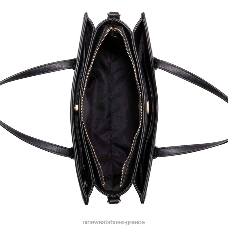 Nine West τσάντα τζετ σετ Γενεύης 2JJ4N2819 μαύρος