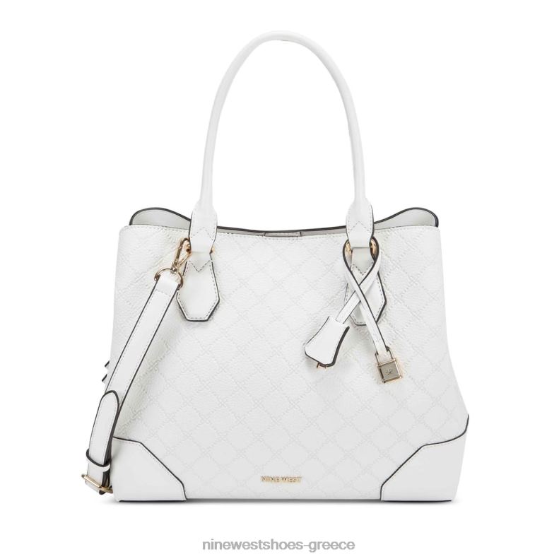 Nine West Μπρούκλιν τζετ σετ μεταφοράς 2JJ4N2823 οπτικό λευκό