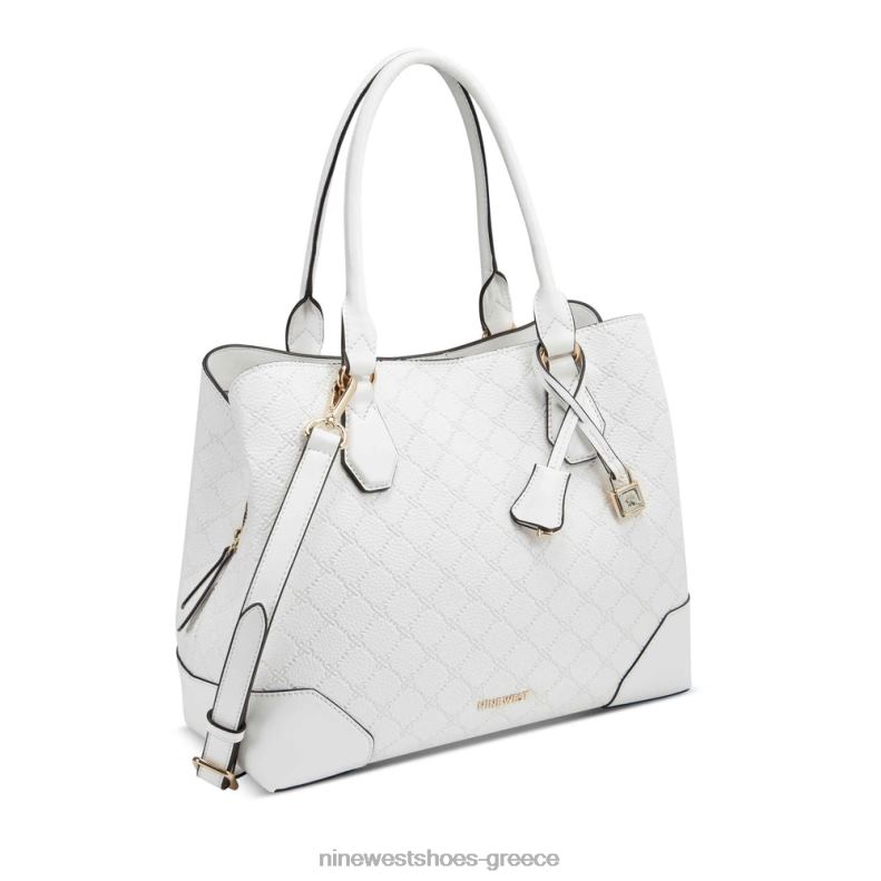 Nine West Μπρούκλιν τζετ σετ μεταφοράς 2JJ4N2823 οπτικό λευκό