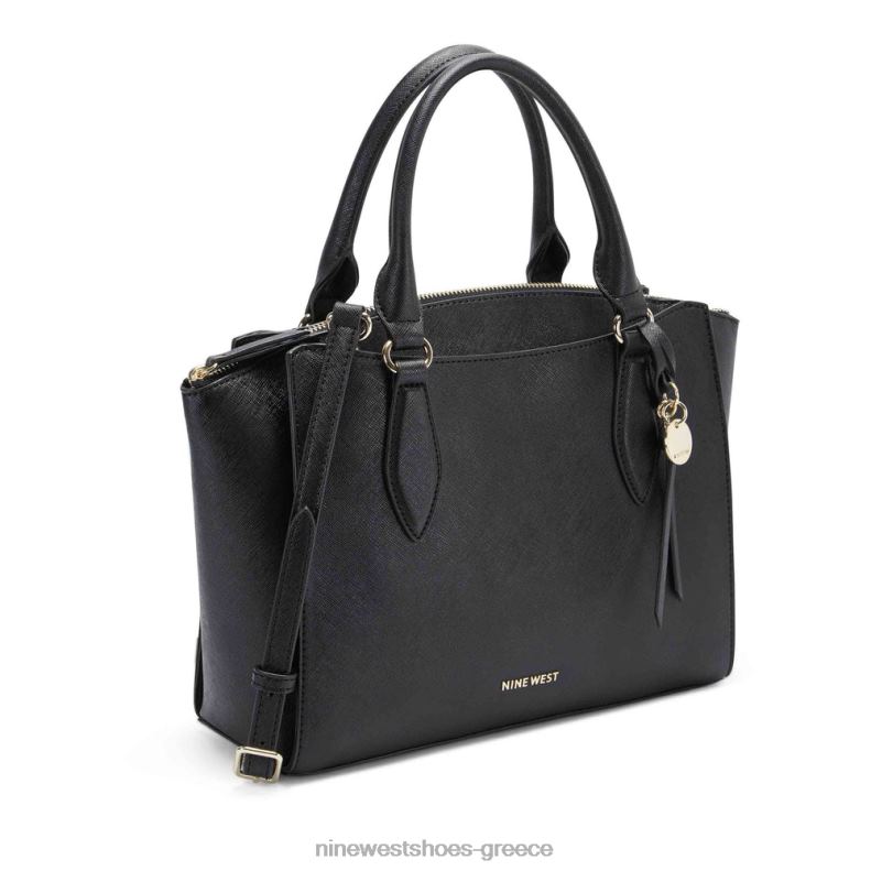 Nine West τσάντα τζετ σετ paisley 2JJ4N2785 μαύρος